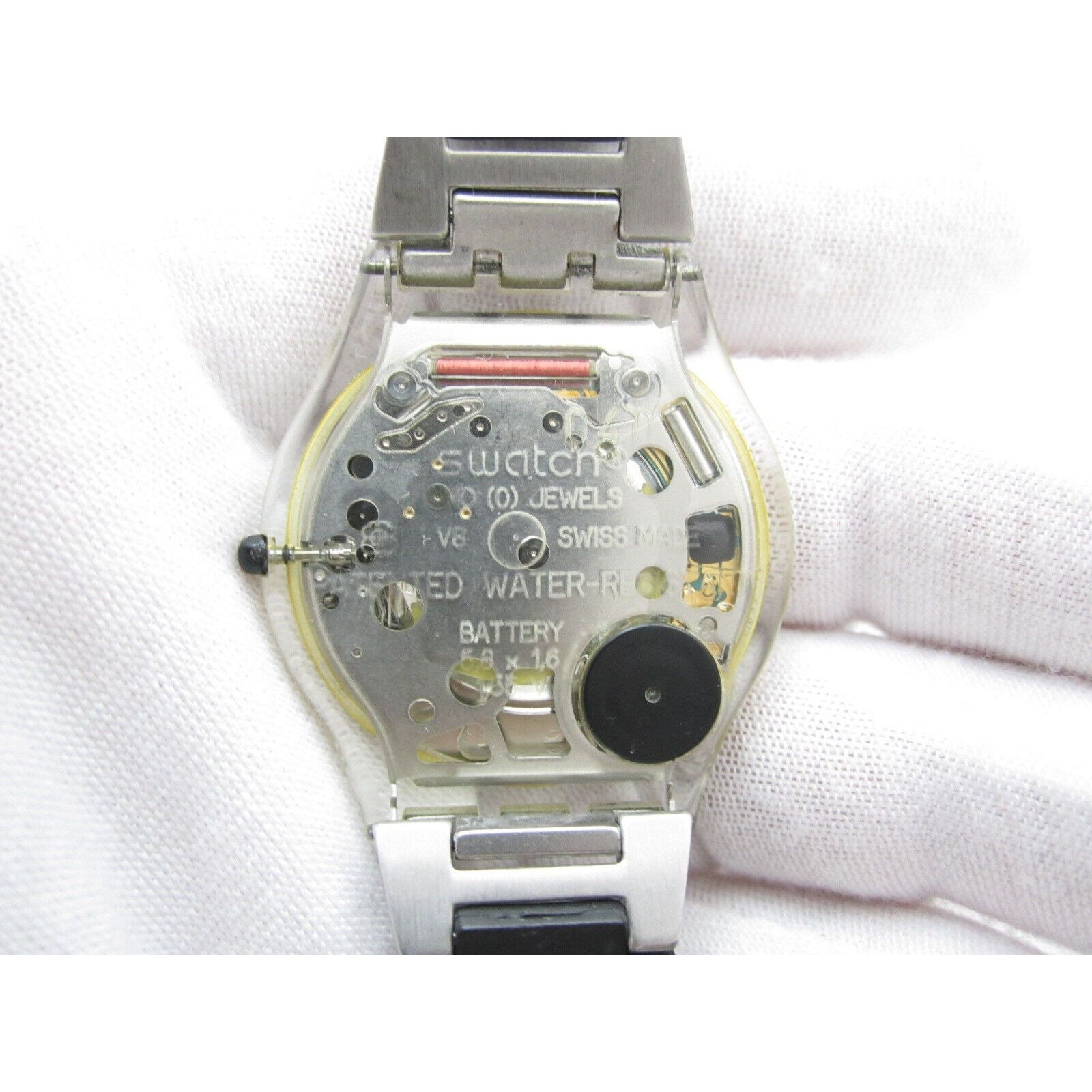 Women Swatch AG 1999 Quartz WR Analog 35mm Dial Causal Round Watch (G426) Women Swatch AG 1999 Quartz WR Analog 35mm Dial Causal Round  main image 4