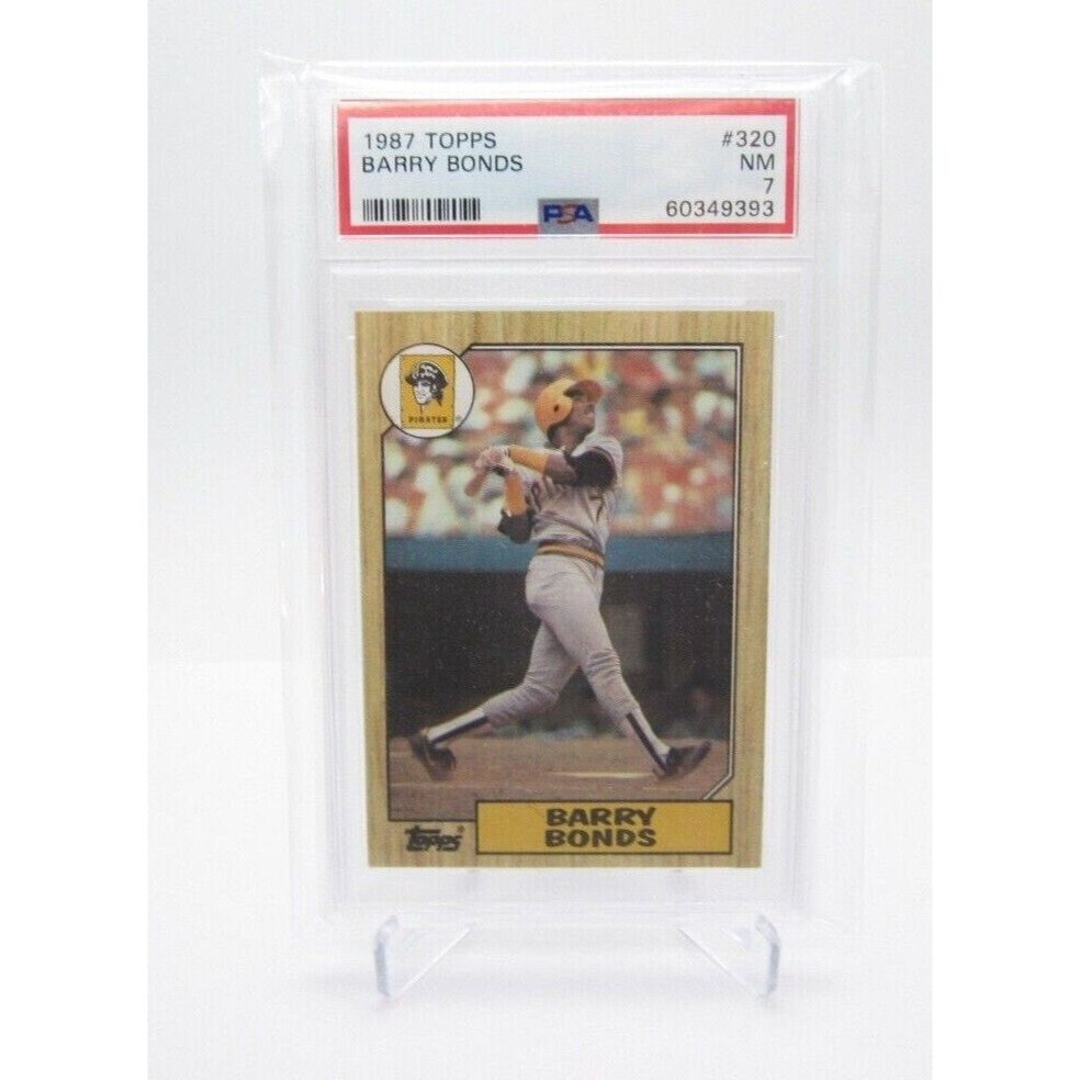 1987 Topps 320 Barry Bonds Pirates Rookie Baseball Card PSA 7 - Etsy