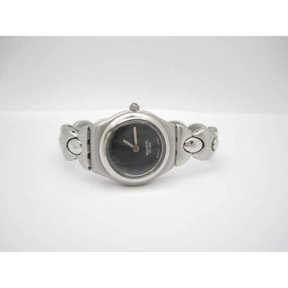 Vtg Swatch Irony Quartz WR Analog 26mmmDial Causa… - image 6