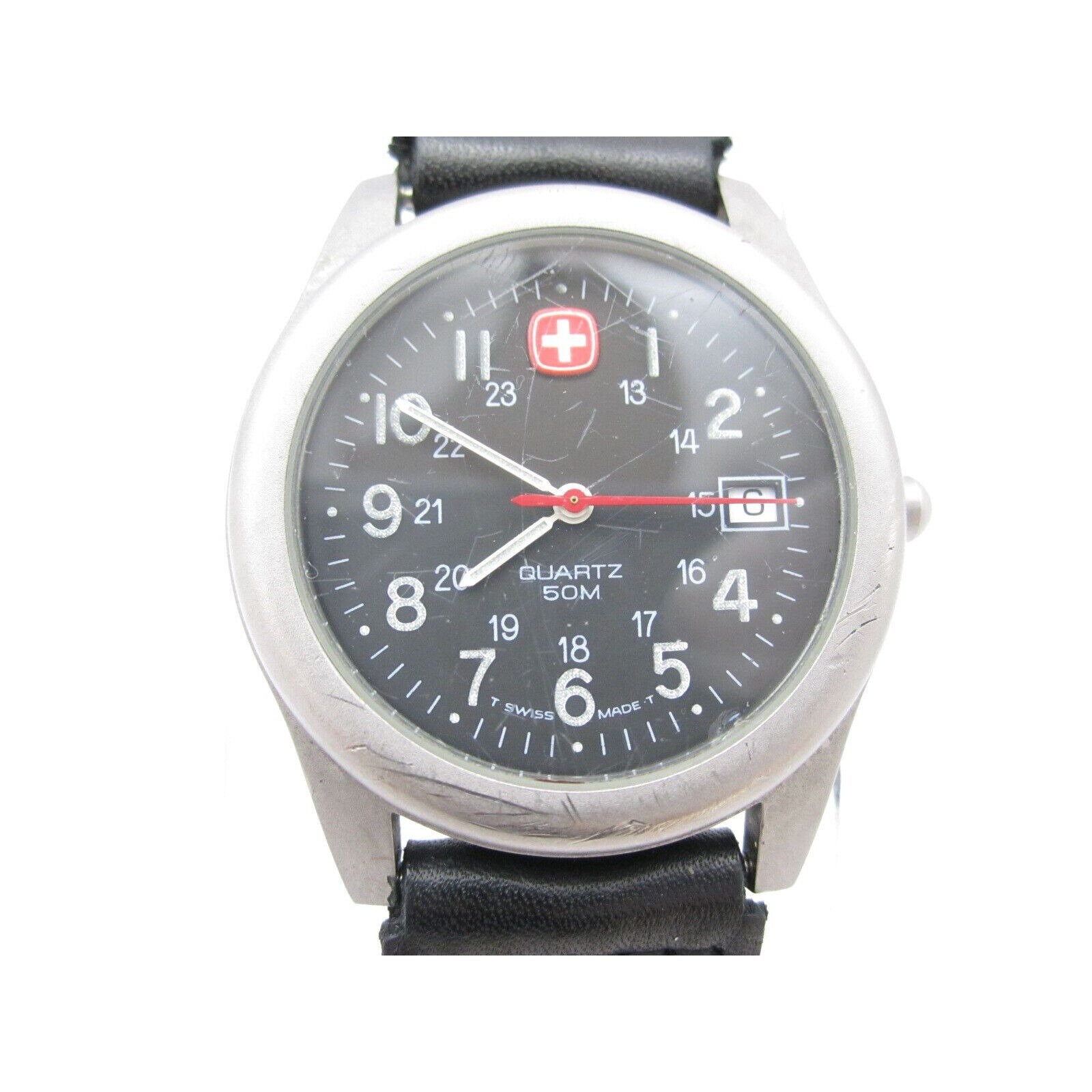 Vtg Men Wenger Sak Design Unlimite Analog 36mm Watch (G702 