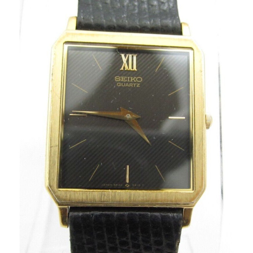 SEIKO スクエア 5P30-6150 ゴールド メンズ クォーツ Seiko 5p30 - Etsy