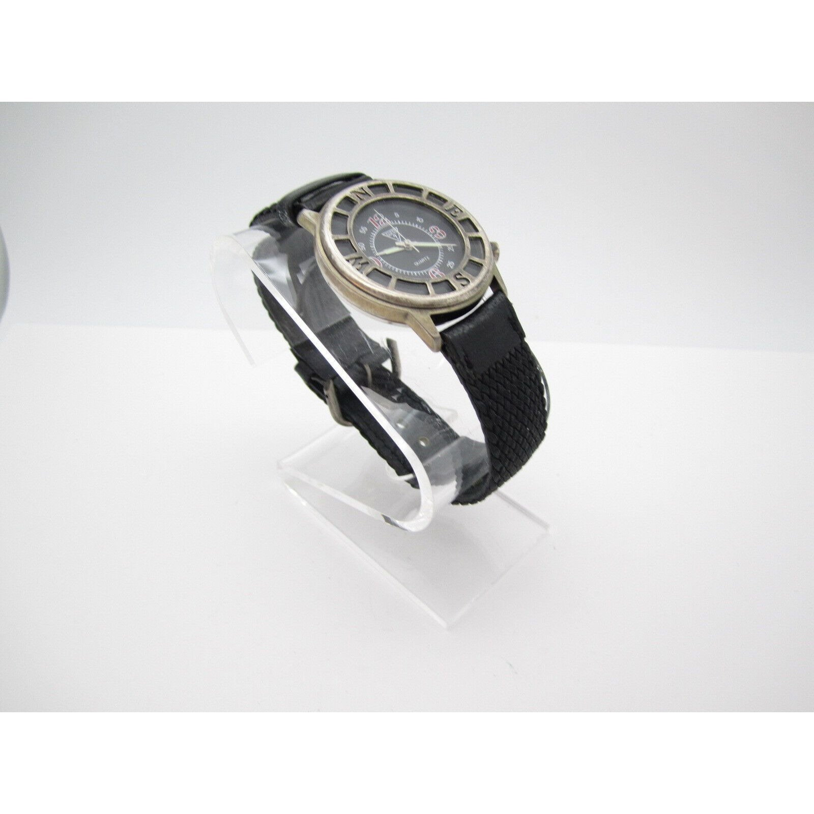 Vtg 1990 Women Guess Quartz WR Analog 34mm Dial Contemporary‎ Round Watch (F157) Vtg 1990 Women Guess Quartz WR Analog 34mm Dial Contemporary  main image 4