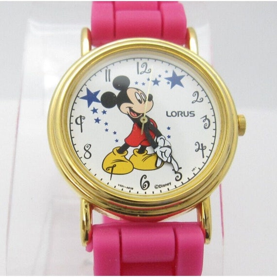 Women\'s Lorus Mickey Mouse Quartz WR Analog 31mm Dial Causal Round Watch (F96) Women main image 3