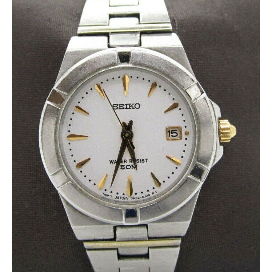 Women's Seiko Sapphire 50m WR Analog 28mm Date Dial Watch - Etsy