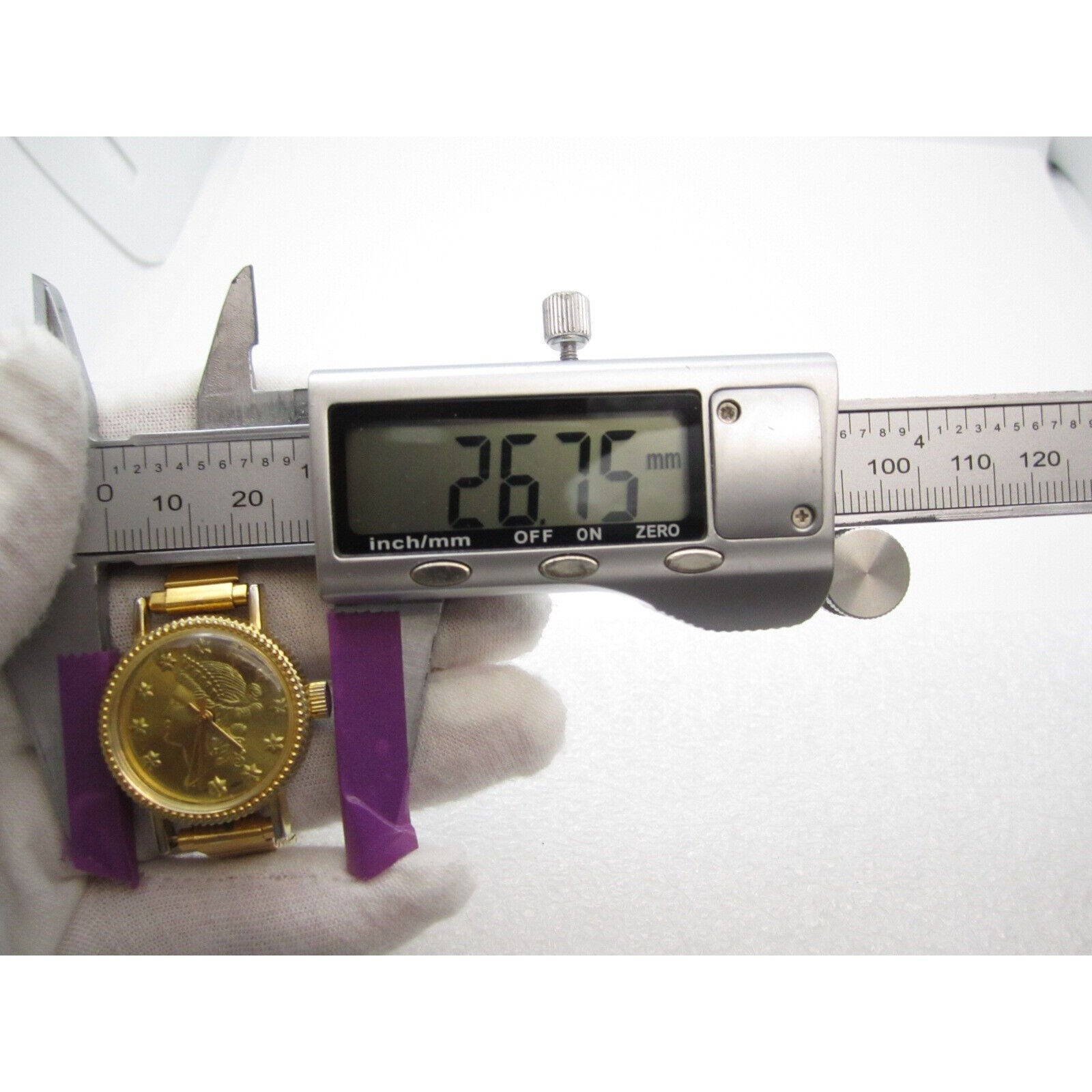Vtg Women Liberty 1891 Hand Wind Analog 26mm Dial Causal Round Watch (G296) Vintage Liberty Watch - 7 For Sale on 1stDibs main image 3
