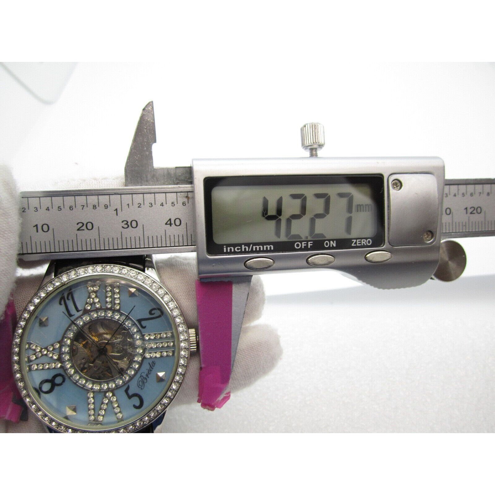 Women Breda Mechanical WR Analog 42mm Dial Causal Round Watch (G68) Breda Round Wristwatches for sale | eBay main image 4