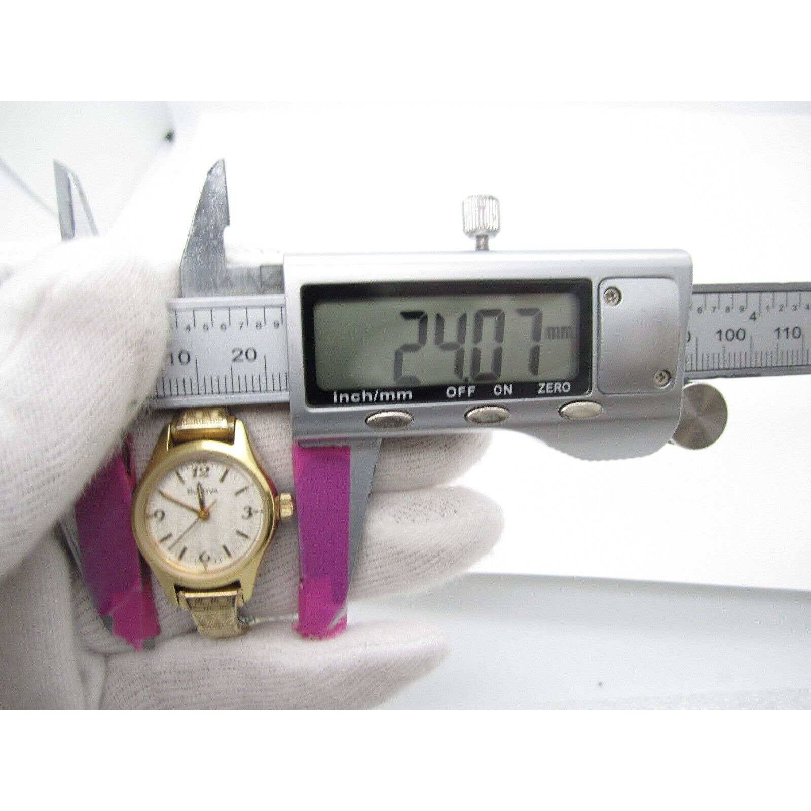 Women Bulova Hand Wind Mechanical Analog 24mm Dial Causal  display picture 1