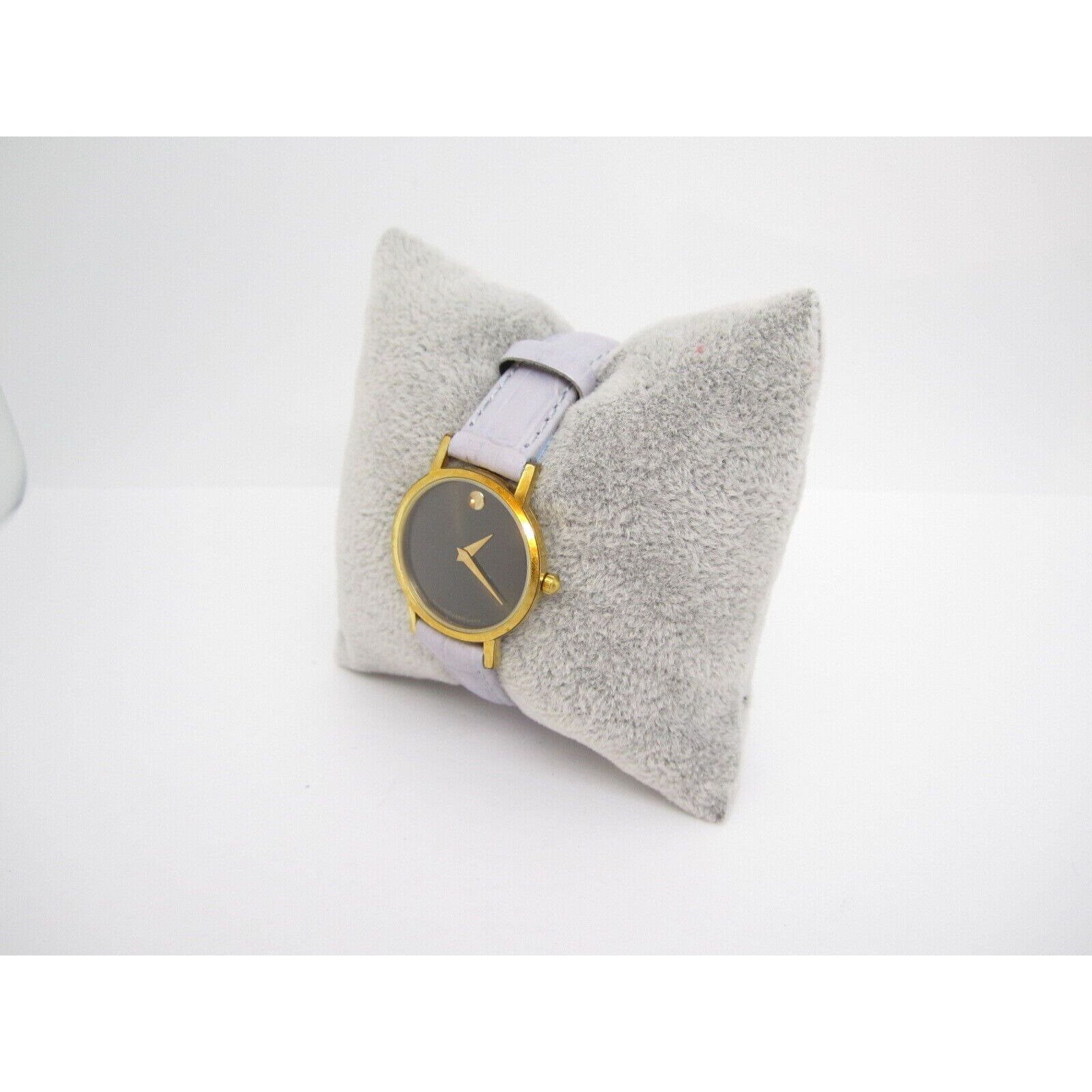 Vtg Movado Swiss Museum Quartz WR Analog 26mm Dial Causal  display picture 1