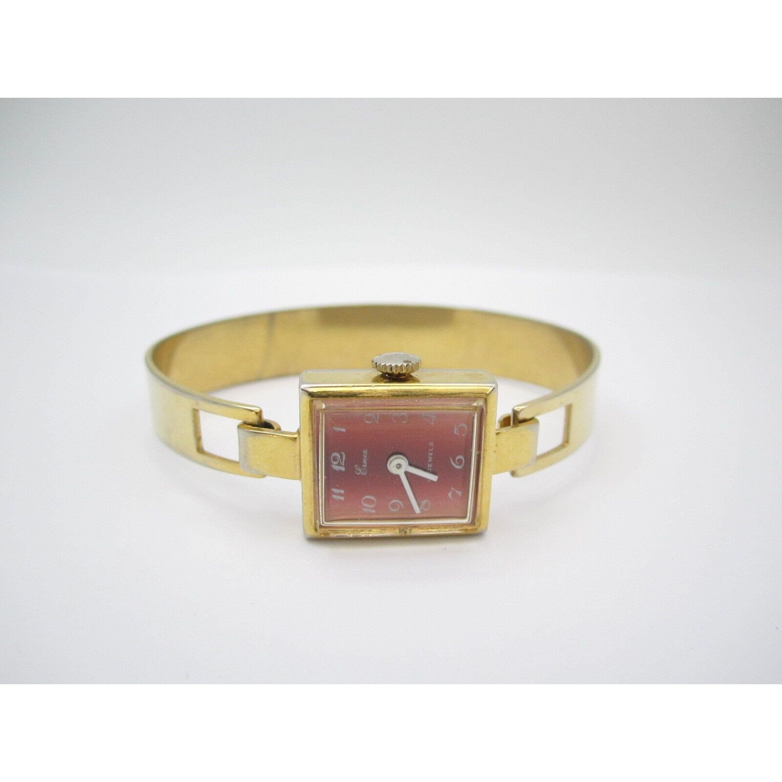 Vtg Ermex Hand Wind WR Analog Dial Causal Square Watch (G456) Vtg Ermex Hand Wind WR Analog Dial Causal Square Watch (G456  main image 2