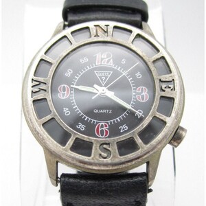 Vtg 1990 Women Guess Quartz WR Analog 34mm Dial Contemporary Round Watch (F157) 90s Guess womens watch | Mercari main image 2