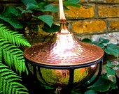 Copper hammered Bowl Oil Torch