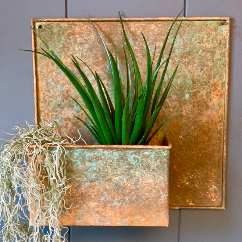 Verdigris Wall Planter LTZAF089
