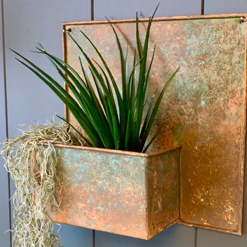 Verdigris Wall Planter LTZAF089