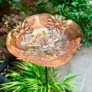 Copper Daisy Garden Sculpture LTZAF126