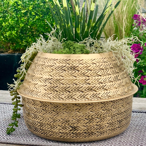 Rattan Planter Etsy