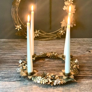 Floral Advent Candle Holder