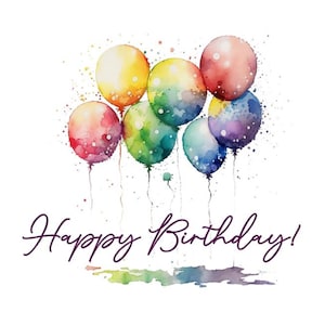 Carte-cadeau personnalisée disponible avec achat uniquement - Joyeux anniversaire