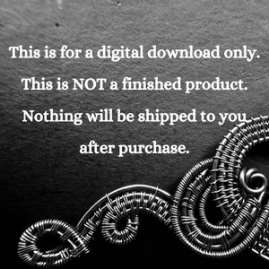 May include: A black and white image of a text message that reads: "This is for a digital download only. This is NOT a finished product. Nothing will be shipped to you after purchase."