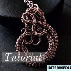 Wire Wrapped Jewelry Tutorial, INNER CLOCK Charm, Jewelry Tutorials, Wire Weaving tutorials, wire wrap tutorials, pendant tutorial, DIY Gift