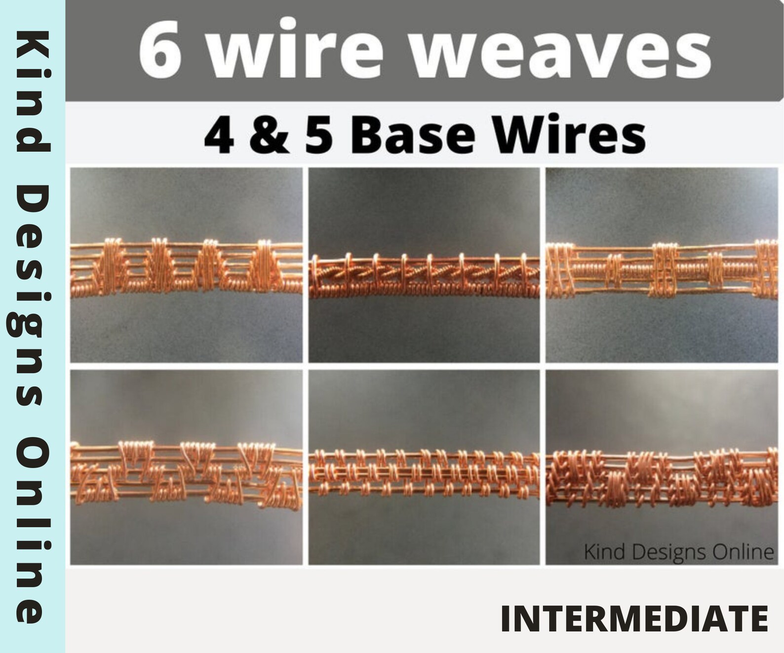 Wire Wrapping Tutorial, 4 & 5 Base Wires Weaves, Wire Weaving Tutorial ...