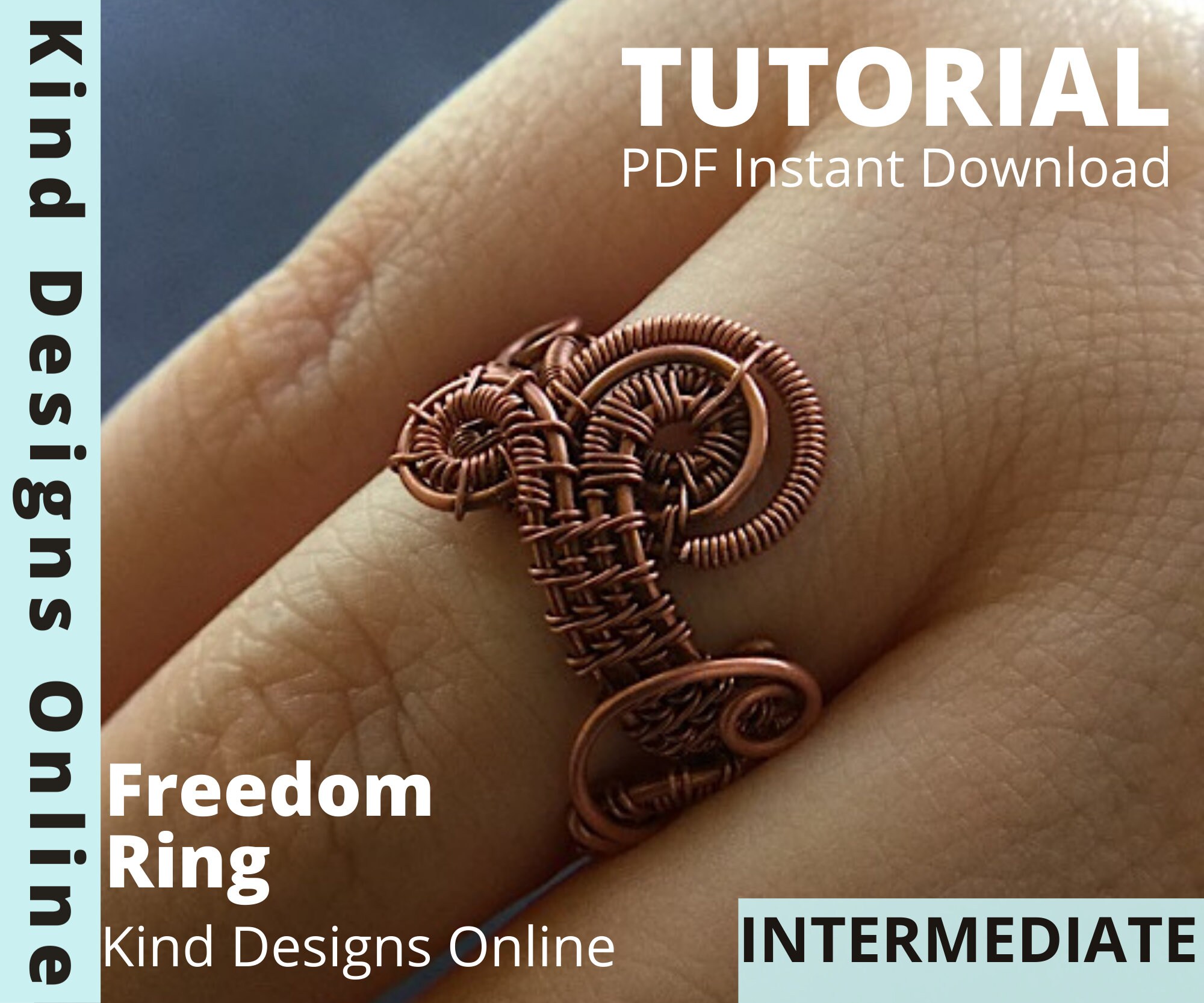 9 Wire Wrapped & Wire Weaving Rings Tutorial Book Wire Wrapping