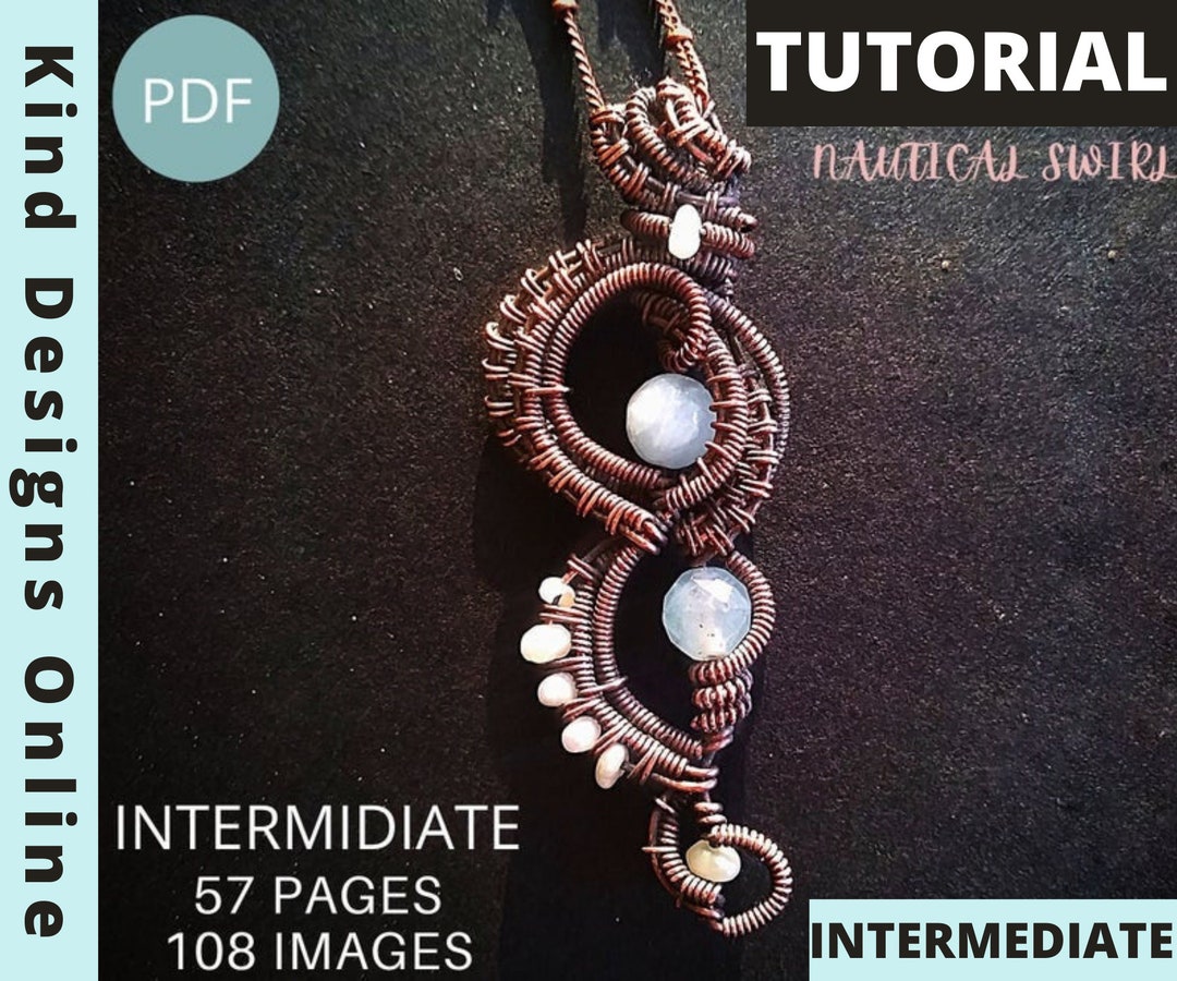 Wire Jewelry Tutorial Wire Wrap Digital PDF Step by Step Guide PDF ...
