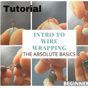 Intro to Wire Wrapping Tutorial, How to wire wrap, Beginners guide to wire jewelry, The absolute basics to wire wrapping, DIY jewelry, Craft image 1