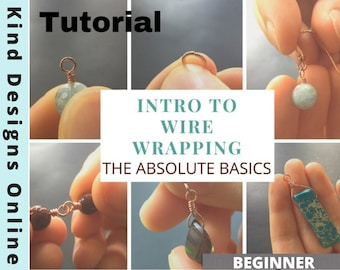 Intro to Wire Wrapping Tutorial, How to wire wrap, Beginners guide to wire jewelry, The absolute basics to wire wrapping, DIY jewelry, Craft