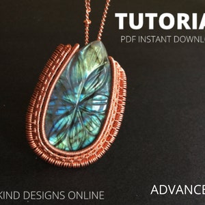 WIRE Wrapping Tutorial Pendant wire wrap  Advanced Tutorial JEWELRY Tutorials wire weaving tutorials copper wire jewellery making tutorials