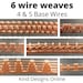Wire Wrapping Tutorial, 4 & 5 Base Wires Weaves, Wire Weaving Tutorial ...
