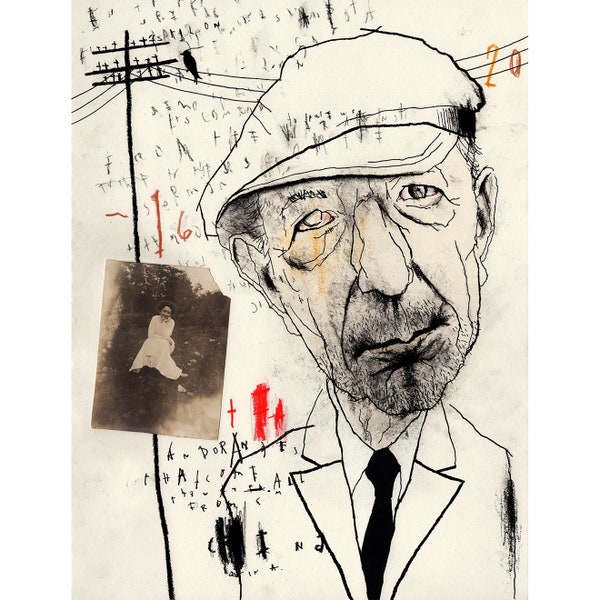 Mixed Media Poster Etsy