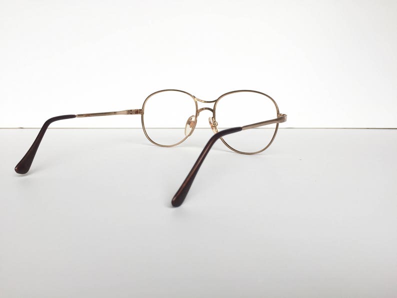 Stoeffler Pink Gold Glasses Salmon Round Vintage Eyeglasses - Etsy