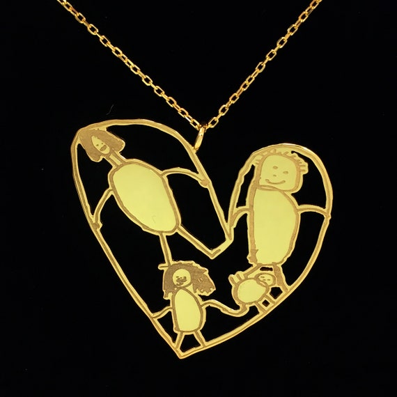 Personalized jewelry custom made gold plated silver necklaces Etsy