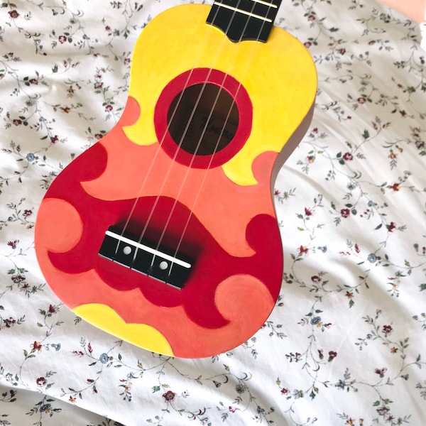Painted Ukulele Etsy