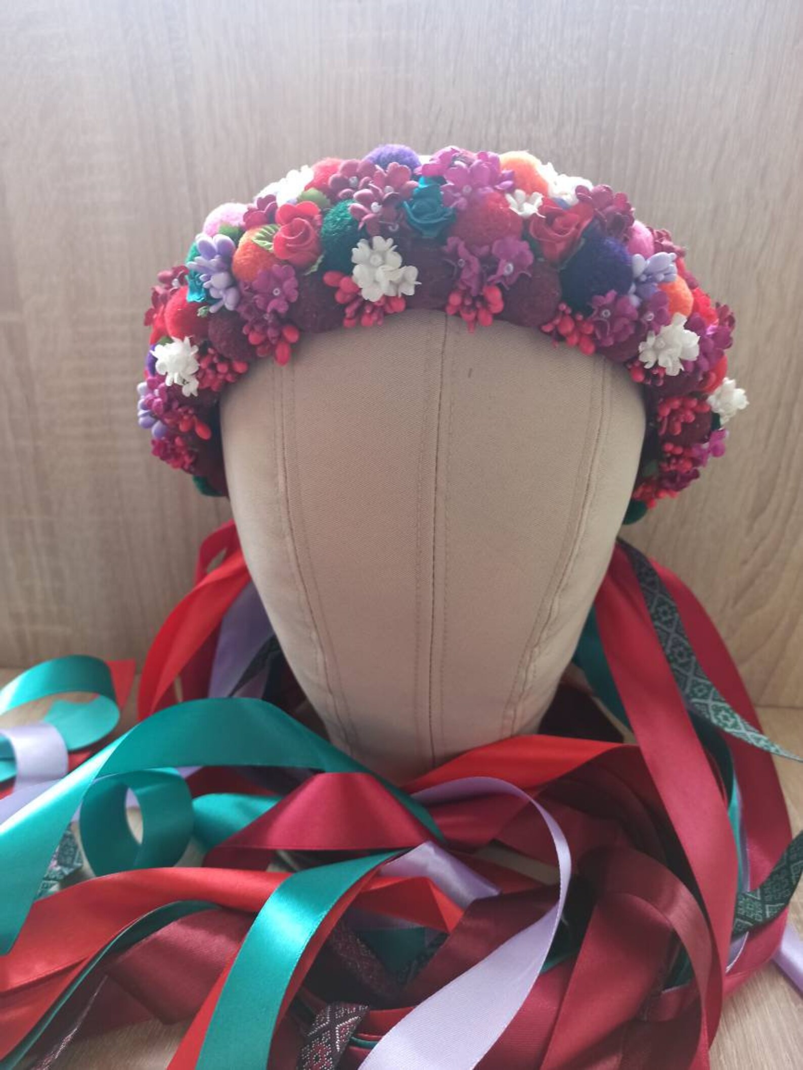 Ukrainian Flower Crown Ukraine National Hair Wreath Bride Etsy