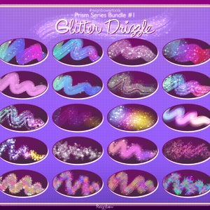 Procreate Illustration Glitter Brushes - Premium Texture Bundle ...