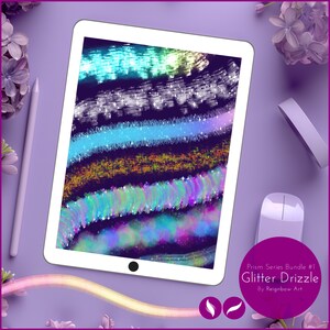Procreate Illustration Glitter Brushes - Premium Texture Bundle ...