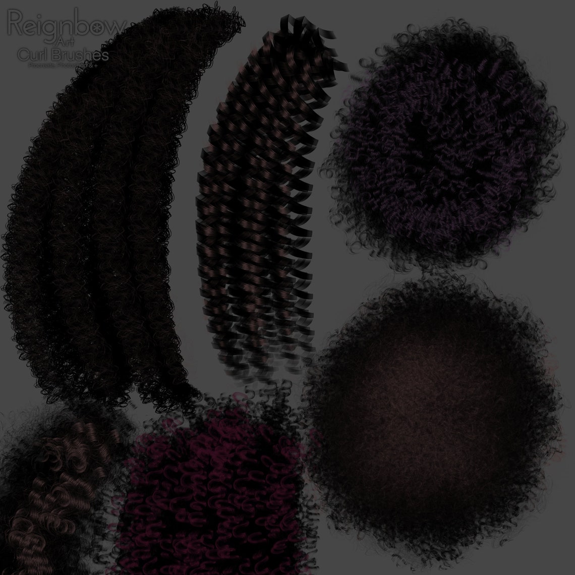 Hair Brushes / Clip Studio Paint Hair Brushes Etsy