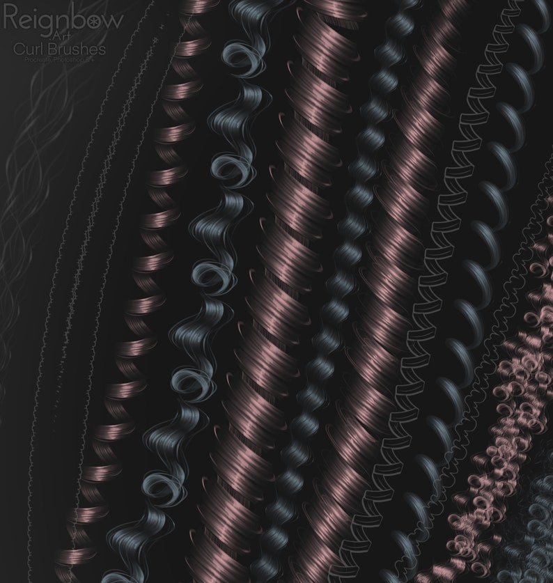 Hair Brushes / Clip Studio Paint Hair Brushes Etsy