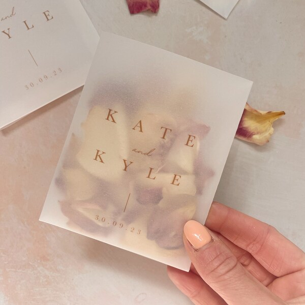 Wedding Confetti Bags Only Etsy UK