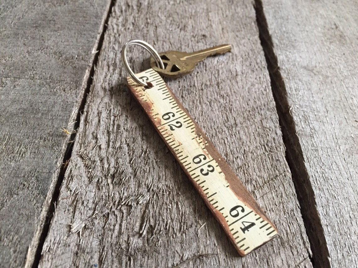 Tape Measure Keychain Etsy