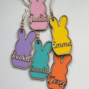 Easter basket tag, personalized name tag, Easter basket name tag, kids Easter decor, custom Easter basket tags, kids Easter name tag,