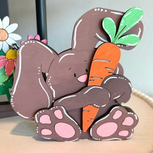 Easter Tier Tray, Spring Tiered Tray, Easter Tray Fillers, Bunny tier Tray, Tiered Tray decor, Easter tiered tray, Spring tier tray decor