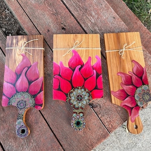 Sunflower painting, Rustic Sunflower painting on wood, Sunflower painting, floral serving board, kitchen decor, Barnwood Sunflower decor