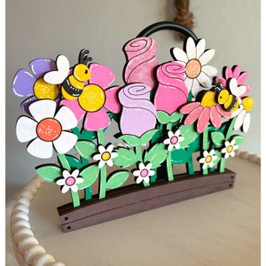 Spring Tiered Tray decor, Easter Tiered Tray, Easter Tray Fillers, Bunny Tray, Tiered Tray decor, Easter Decor, Spring Home Decor, Spring