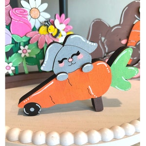 Easter Tiered Tray, Spring Tiered Tray, Easter Tray Fillers, Bunny tier Tray, Tiered Tray decor, Easter Home decor, Spring tier tray decor