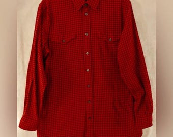 Ralph Lauren Christmas Cardigan Sweater  Apres Ski 100 percent Wool Red plaid Women's Small Vintage Ralph Lauren Old money Vintage Christmas