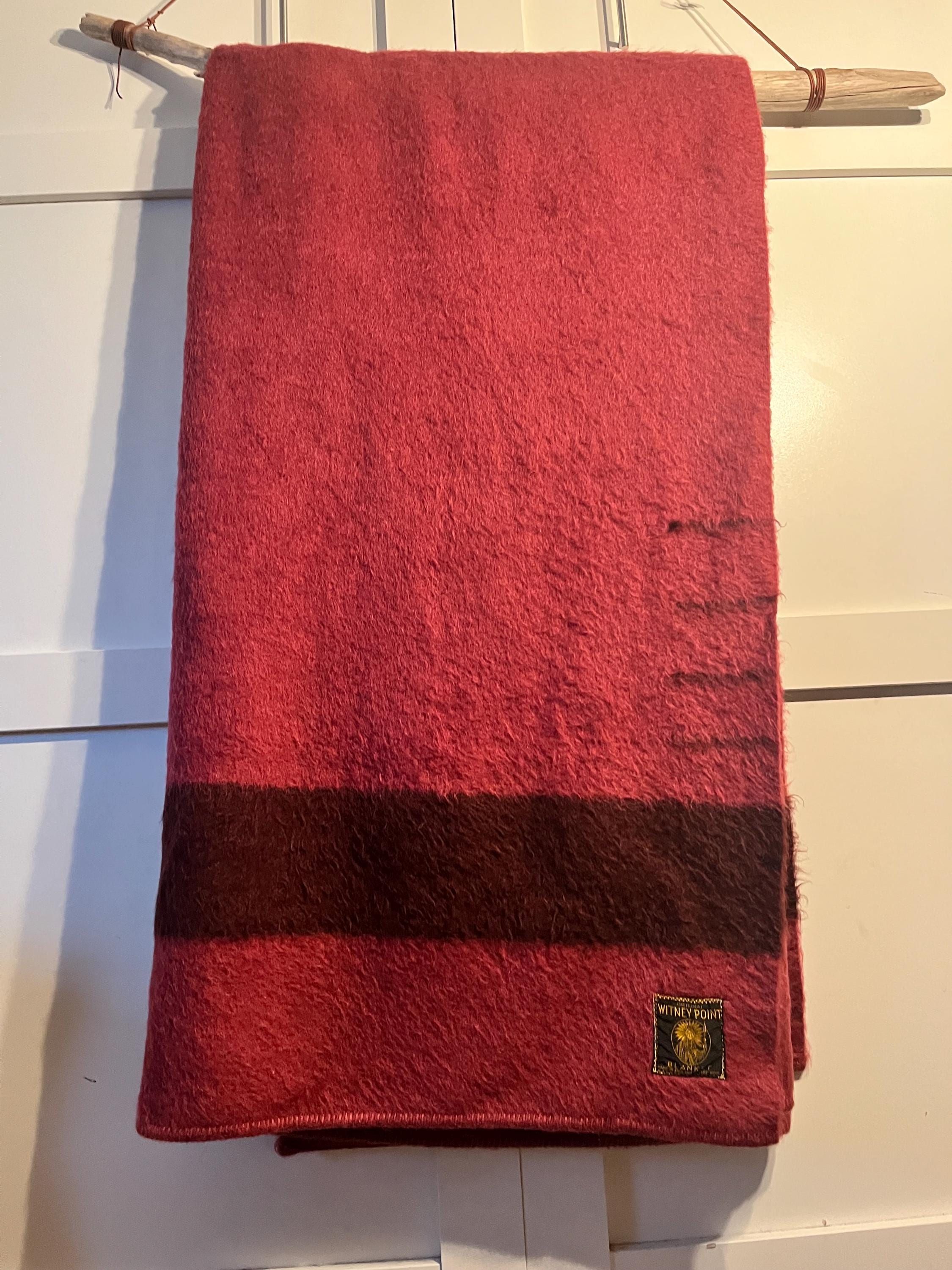 Vintage HBC Wool Blanket Real, 100% Wool, Canadiana, Hudson Bay