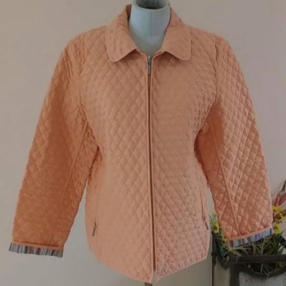 Quilted jacket spring coat Easter spring wear cre… - image 1