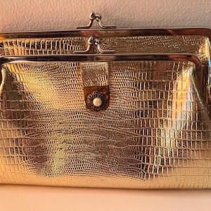 Vintage Gold Clutch